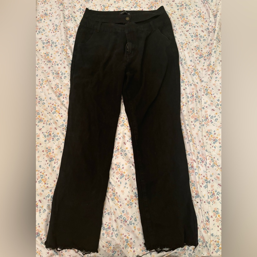 Lioness Double Waistband Black Jeans